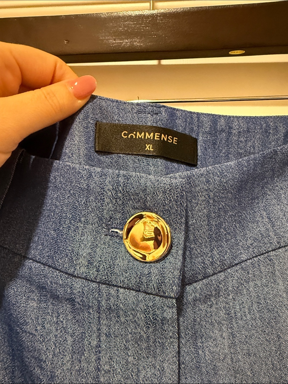 Commense Blue Two-Piece Wide-Leg Pantsuit Set - Picture 11 of 12